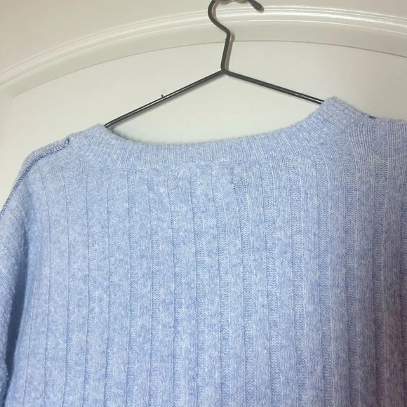Urban Outfitters BDG Cardigan Sweater Wide Sleeves Blue Size Small - Picture 4 of 7
